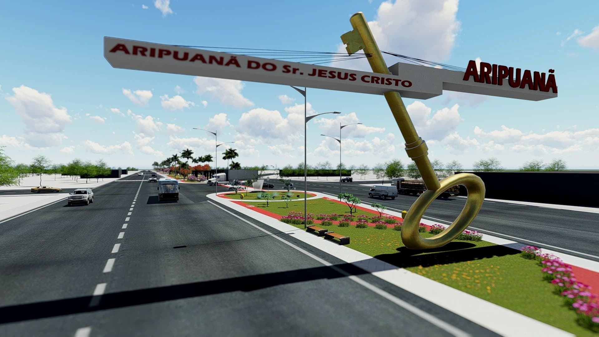 Portal de entrada da cidade