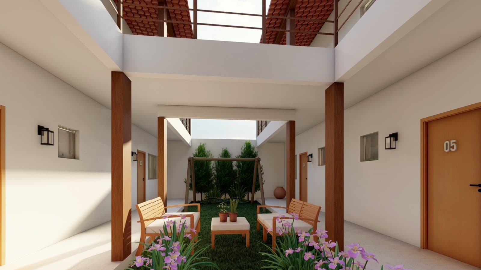 Jardim interno